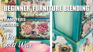 Furniture Paint Blending for beginners, the most detailed video on the planet (& how I find inspo)