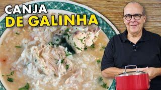 APRENDA A FAZER A MELHOR CANJA DE GALINHA COM O CHEF TAICO