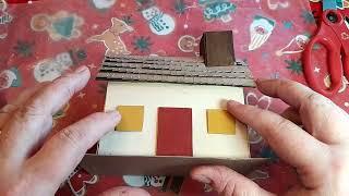 Part II: Finishing your cardboard log cabin