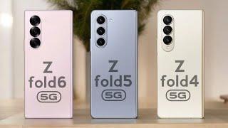 Samsung Z Fold 6 vs Samsung Z Fold 5 vs Samsung Z Fold 4