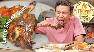 Lamb Shank BBQ, Daging Lembut Berderai di Masak Selama 4 JAM!