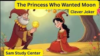 The Princess Who Wanted the Moon and the Clever Jester Who Made Her Wish Come True" | Kids Story