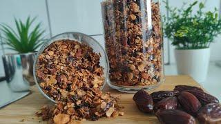 وصفة جرانولا (granola) بالشوفان صحیة ولذيذة 