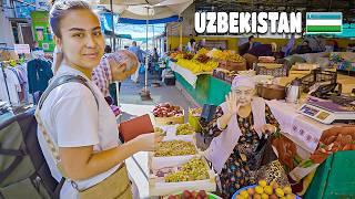 Idziemy na bazar w UZBEKISTANIE - klimat jak w POLSCE LAT 90'!