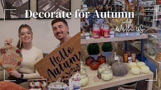 COME AUTUMN SHOPPING WITH US // DECORATING AND BAKING SPICED CRUMBLE‍