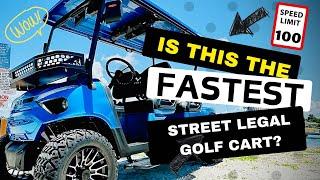 INSANE! Vibe Flex LSV goes 45 MPH! This is why I sold my EPIC GOLF CART