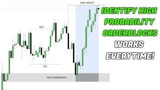 Secret Way To Identify High Probability Order Blocks..