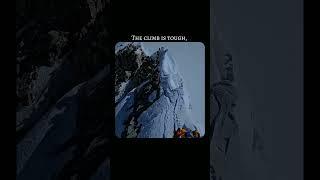 The climb is tough, #mindset #motivation #short