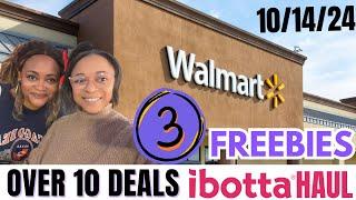 Walmart Deals 10/14/24: Walmart Ibotta Haul: Couponing At Walmart This Week: 3 FREEBIES: 13 DEALS