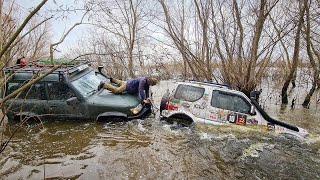 #OFFROAD в котором могли ВСЕ УТОНУТЬ SUZUKI jIMNY vs УАЗ Патриот vs МЕГА-ЗАЗ vs УАЗ-469