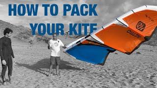 How to pack up your Kitesurfing KITE