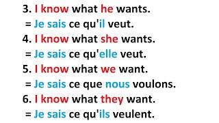 Phrases simples pour apprendre l'anglais facilement |easy sentences to learn french 