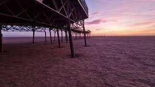 lytham St annes beach sunset walk