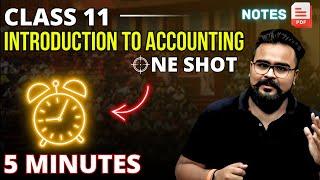 Introduction to Accounting class 11 ONE SHOT | Accounts chapter 1 | Gaurav Jain