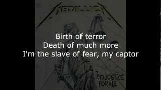 Metallica - The Frayed Ends Of Sanity Lyrics (HD)