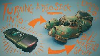 How To Make COOL CAR Using A DEO STICK