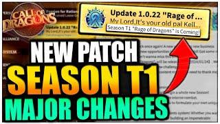 SEASON T1 Changing the game again?  - Call of Dragons