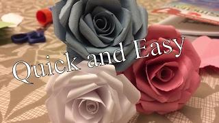 EASY PAPER ROSE DIY BEST MOTHERS DAY GIFT