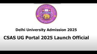 DU official Press conference on CSAS Phase 1