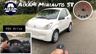 Aixam Miniauto S8 2014 -POV Drive Highspeed Walkaround