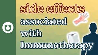 What are common side effects associated with immunotherapy? #myeloma