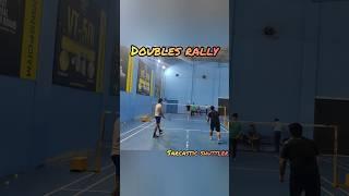 Badminton doubles rally| Cross court placement| Sarcastic shuttler| Gaurav bharti