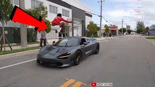 iShowSpeed JUMPS OVER 2 CARS ON LIVE( NOT CLICKBAIT)