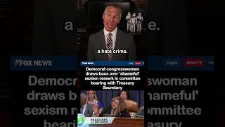 Democrat Rep Draws Boos Over Sexism Remark to Treasury Secretary Scott Bessent #congress #uscongress