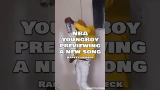 NBA YoungBoy previewing a new song on his Instagram  #nbayoungboy #youngboyneverbrokeagain #outfit