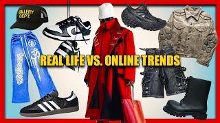 Real Life vs. Online Fashion Trends (They are VERY different) | Men's Fashion & Streetwear