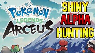 Shiny Alpha Hunting in Legends Arceus! | Live