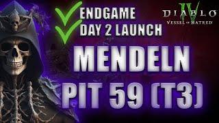 S6 Mendeln Minion Necro PIT 59 Clear | Diablo 4 Necromancer Season 6 Build #skulm #diablo4