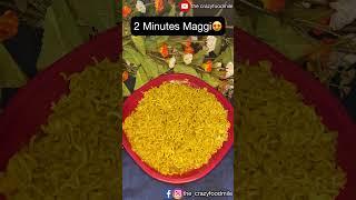 2 Minutes Maggi | How to make plain maggi? | Easy and Tasty | the crazyfoodmile | #shorts | #beta