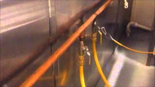 Commercial Gas Cooker - Complete Demonstration of Pipework - 01922 646 111