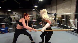 Liv Morgan disrupts Becky Lynch in the middle of training: WWE Digital Exclusive, Dec. 19, 2021