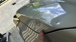 PDR Repair on Subaru Hood (Extreme)