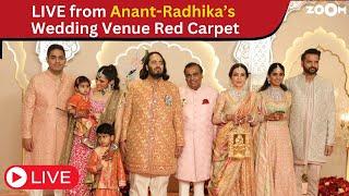 LIVE: Anant Ambani & Radhika Merchant's wedding Red Carpet: Ambani family, Ananya-Shanaya, John Cena