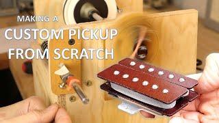 Making a unique custom Pickup from scratch - Custom Guitar Build - E02 The Pickup