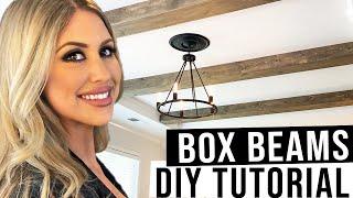 DIY Box Beams | Easy Faux Beams