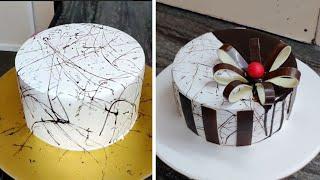 Satisfying Chocolate Cake Decorations | New trick for Chocolate Cake Design