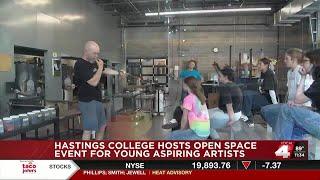 Hastings College hosts Open Space for aspiring art students