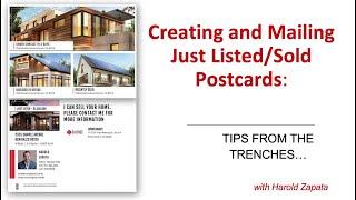 How to Create and Mail Just Listed Sold Postcards | HomeSmart Marketing Services