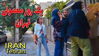 Normal Day Tehran - Walking Tour on IRAN 4k