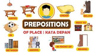 Prepositions of Place | Kata Depan Tempat | Belajar Bahasa Inggris