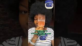 Use Vaseline to grow your natural hair 10x faster #youtubeshorts #hairgrowthtips #vaseline #hairdiy