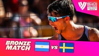 Capogrosso N./Capogrosso T. vs. Åhman/Hellvig - Bronze Match Highlights | Joao Pessoa #BeachProTour