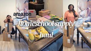 HOMESCHOOL AMAZON HAUL | AMAZON HOMESCHOOL MUST HAVES | HOMESCHOOLING MULTIPLE GRADE LEVELS