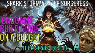 POE2 - Spark Stormweaver Sorceress Build on a 15 Divine Budget - Endgame Build Guide