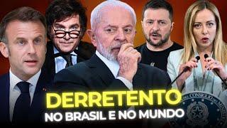 NINGUÉM QUER FICAR PERTO DELE NO G7! APOIO A LULE DESPENCA ATÉ NO NORDESTE! NINE DERRETE!