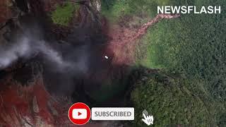 Daredevil BASE Jumps Off Worlds Highest Waterfall